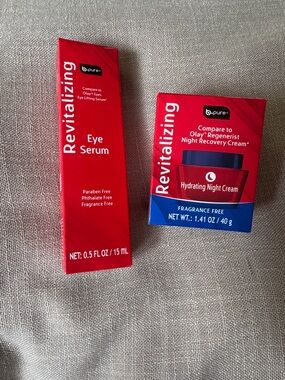 Bright Red Skincare Boxes - Set of Two